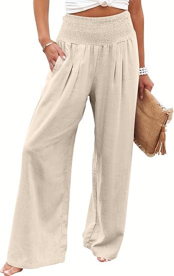 BREEZEHUSH Palazzo Pants - Women’s Breezy Flow Comfort Pants - Buy 2 Get Free Shipping