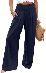 BREEZEHUSH Palazzo Pants - Women’s Breezy Flow Comfort Pants - Buy 2 Get Free Shipping