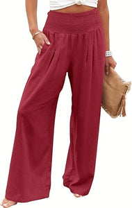 BREEZEHUSH Palazzo Pants - Women’s Breezy Flow Comfort Pants - Buy 2 Get Free Shipping