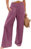 BREEZEHUSH Palazzo Pants - Women’s Breezy Flow Comfort Pants - Buy 2 Get Free Shipping