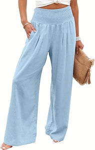 BREEZEHUSH Palazzo Pants - Women’s Breezy Flow Comfort Pants - Buy 2 Get Free Shipping