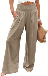 BREEZEHUSH Palazzo Pants - Women’s Breezy Flow Comfort Pants - Buy 2 Get Free Shipping