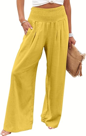 BREEZEHUSH Palazzo Pants - Women’s Breezy Flow Comfort Pants - Buy 2 Get Free Shipping