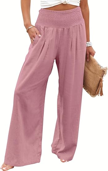 BREEZEHUSH Palazzo Pants - Women’s Breezy Flow Comfort Pants - Buy 2 Get Free Shipping