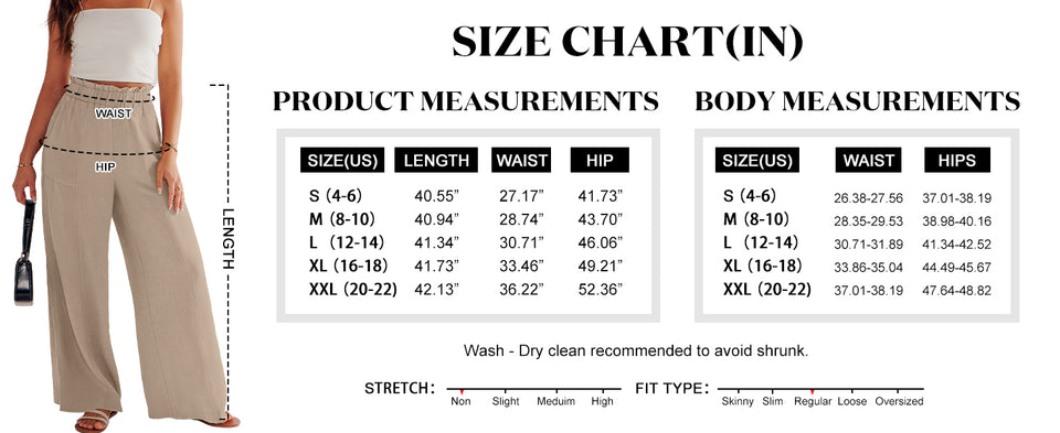 BREEZEHUSH Palazzo Pants - Women’s Breezy Flow Comfort Pants - Buy 2 Get Free Shipping
